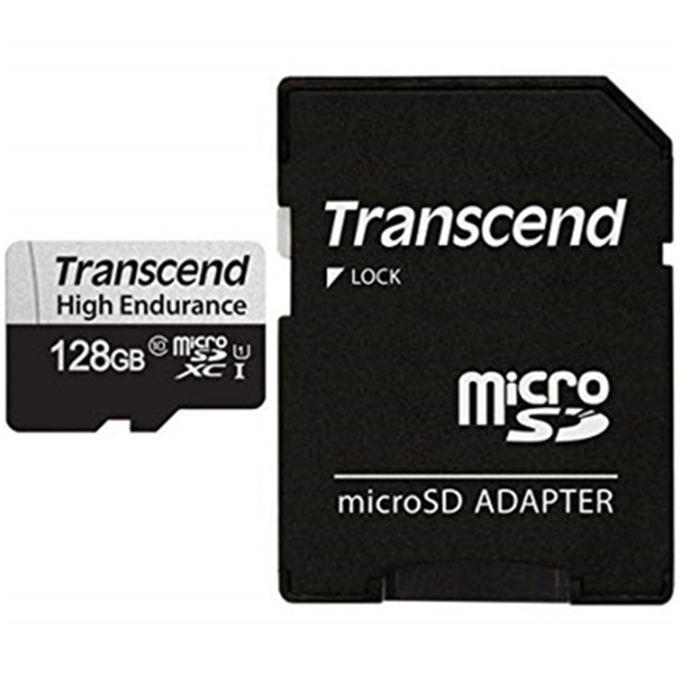 Buy the High Endurance 350V 128GB microSDXC Designed for... ( TS128GUSD350V ) - PBTech.com