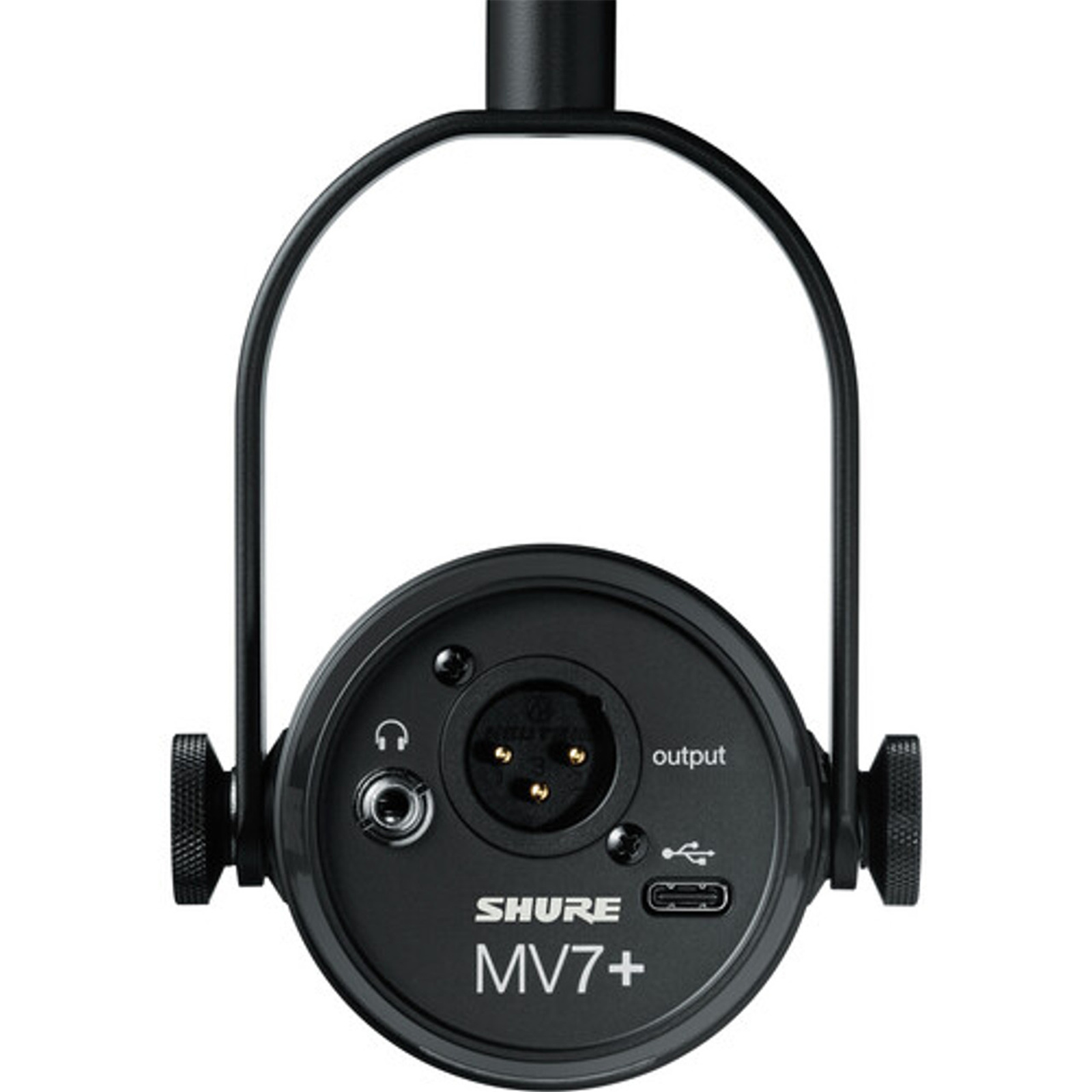Buy the Shure MV7+ Black USB/XLR Dynamic Podcasting Microphone USB