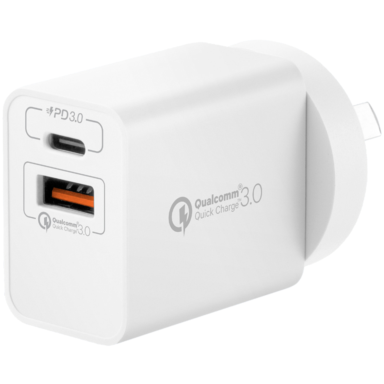 Buy the Momax 20W USB-C PD Wall Charger - White, Up to 20W PD Fast Charging...  ( UM13AUW ) online 