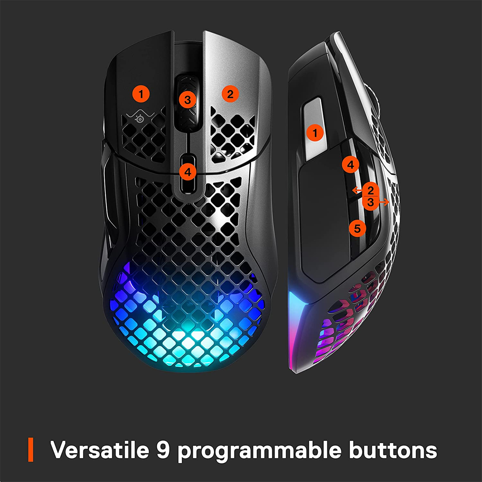 Buy the Steelseries Aerox 5 RGB Wireless Gaming Mouse Ultra
