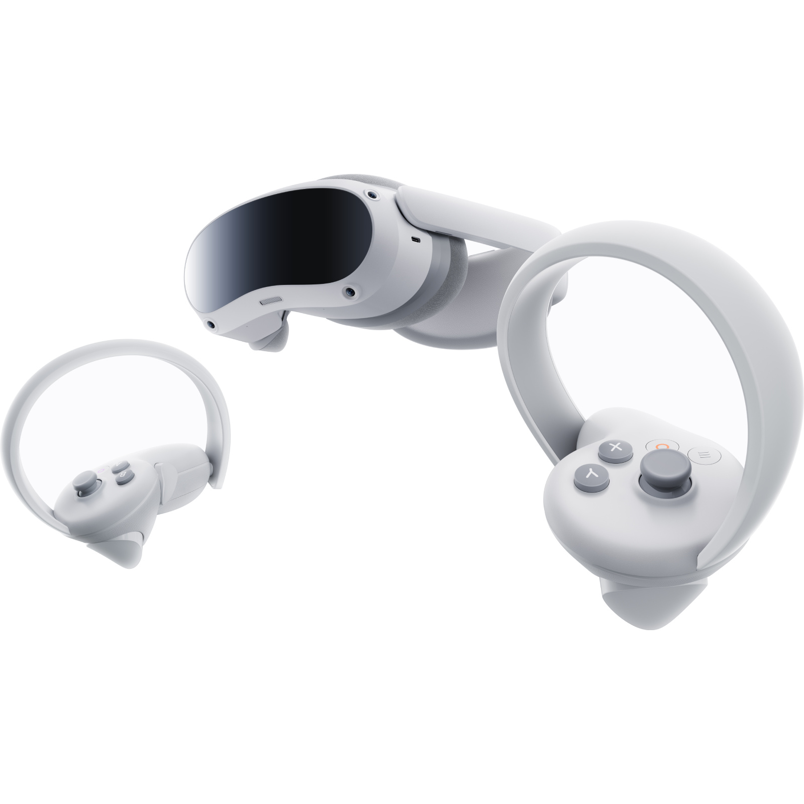 PICO 4 Virtual Reality ALL in ONE Headset, 8GB + 128GB, Qualcomm XR2, WiFi  6, Bluetooth, 4320 x 2160 (2160 x 2160 per eye), 6 DoF Position System, 2x 