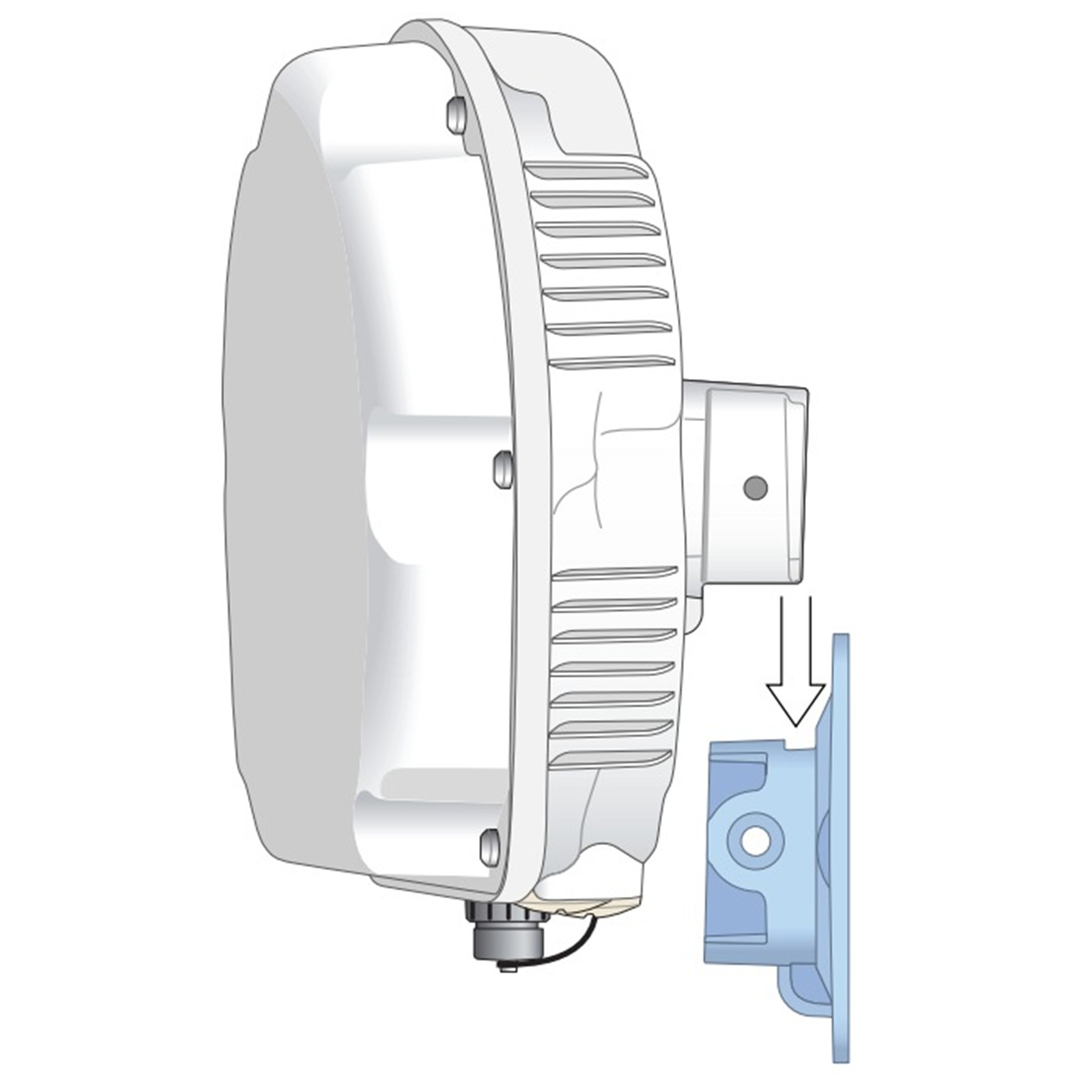 HPE AP-MNT 270 H2 Supporto A Incasso Per Parete O Soffitto Per Access Point Serie 270