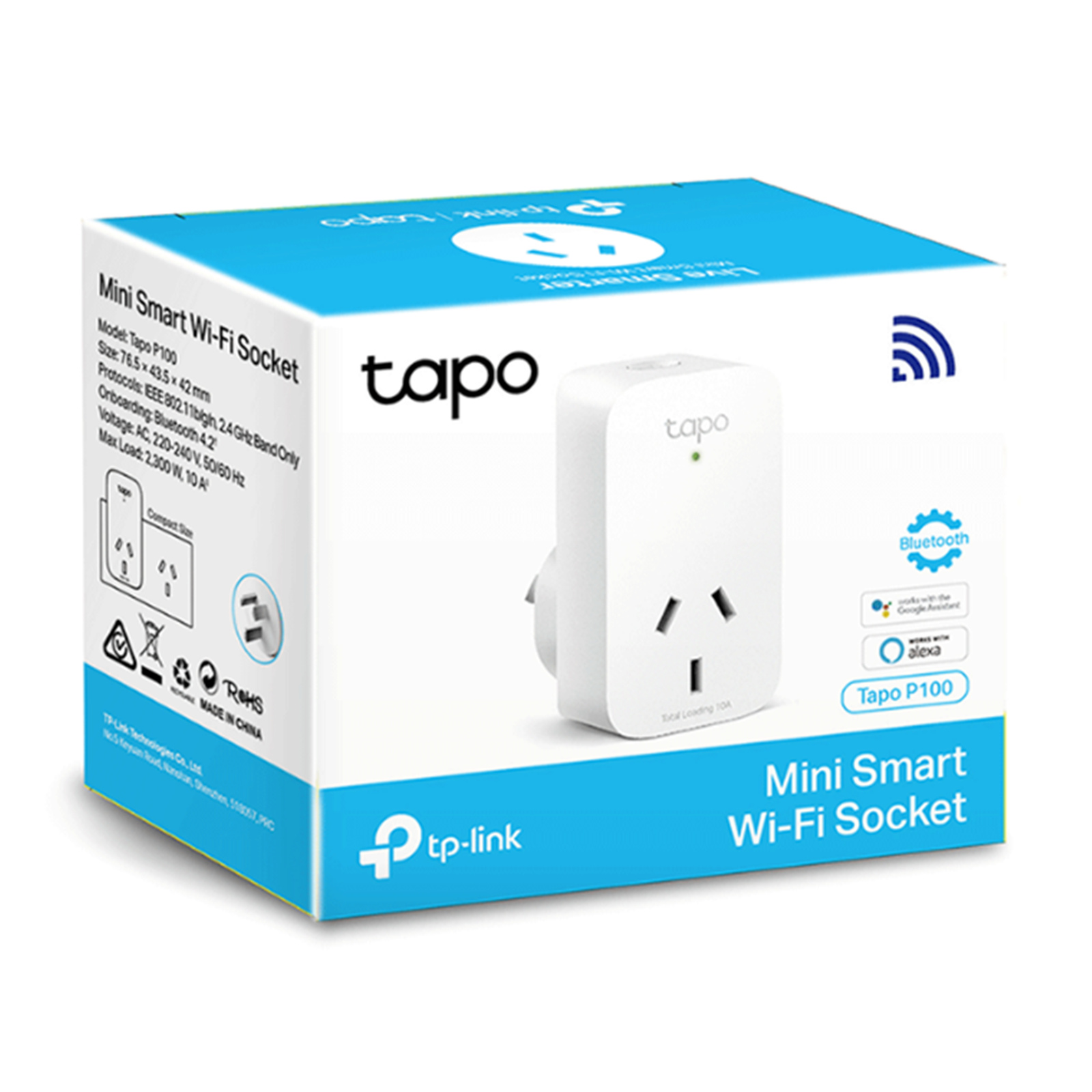 Tp-link Mini Smart Wi-fi Socket, Tapo P100 tapop100 Smart Plug