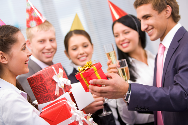 work party gift giving