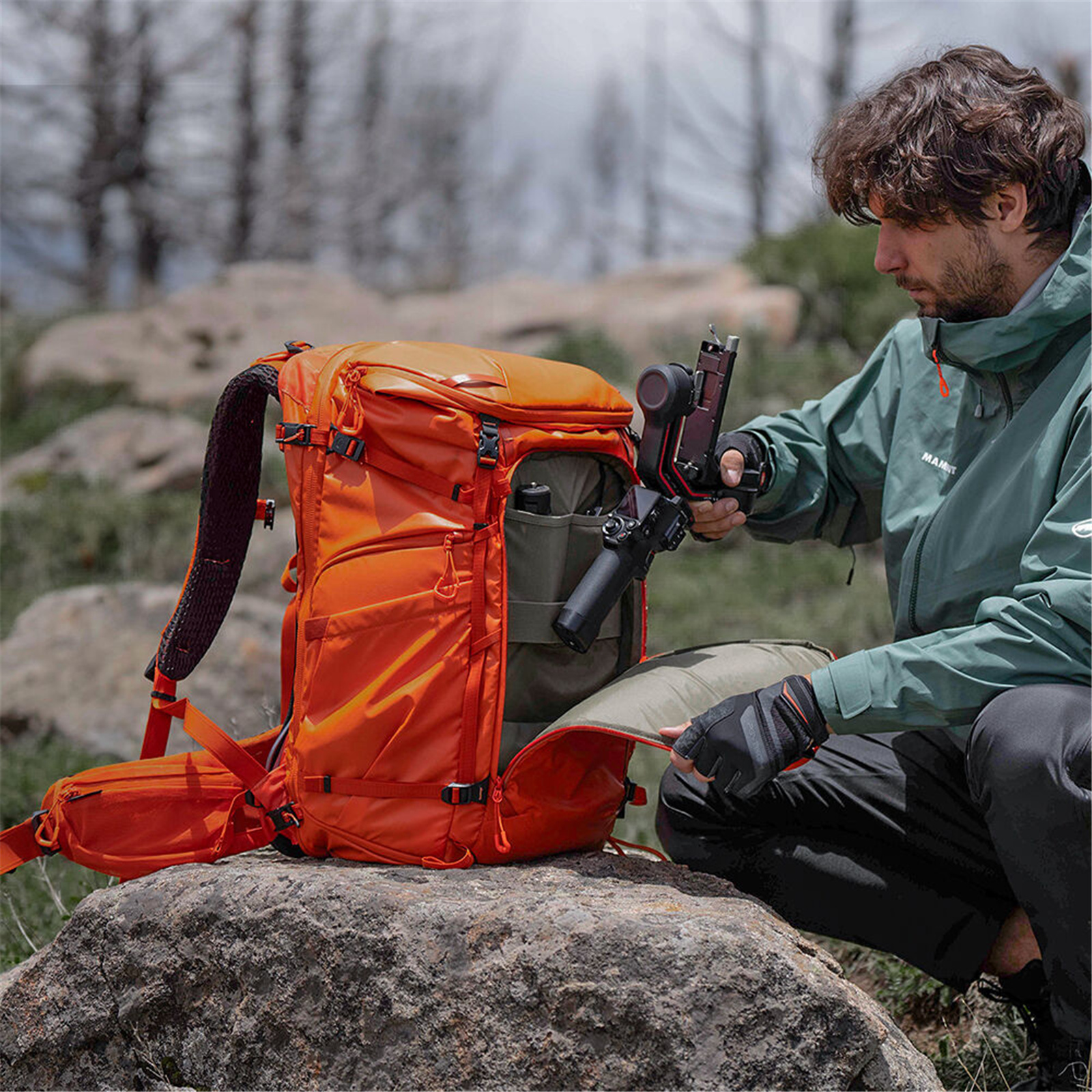 Buy the PGYTECH OnePro Flex Backpack (Sunset Orange, 40L) ( P-CB