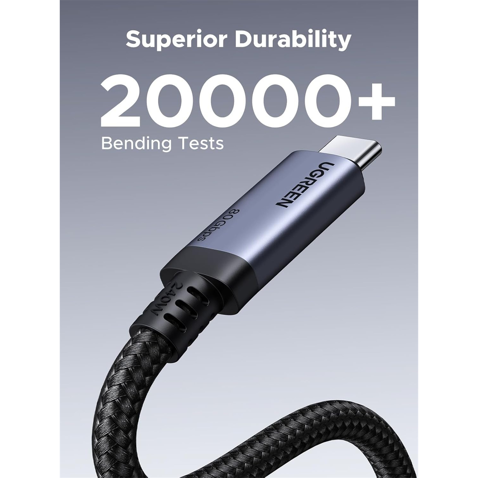 Buy the UGREEN 65383 USB4 Cable 5A Max - 1m ( UG-65383 ) online