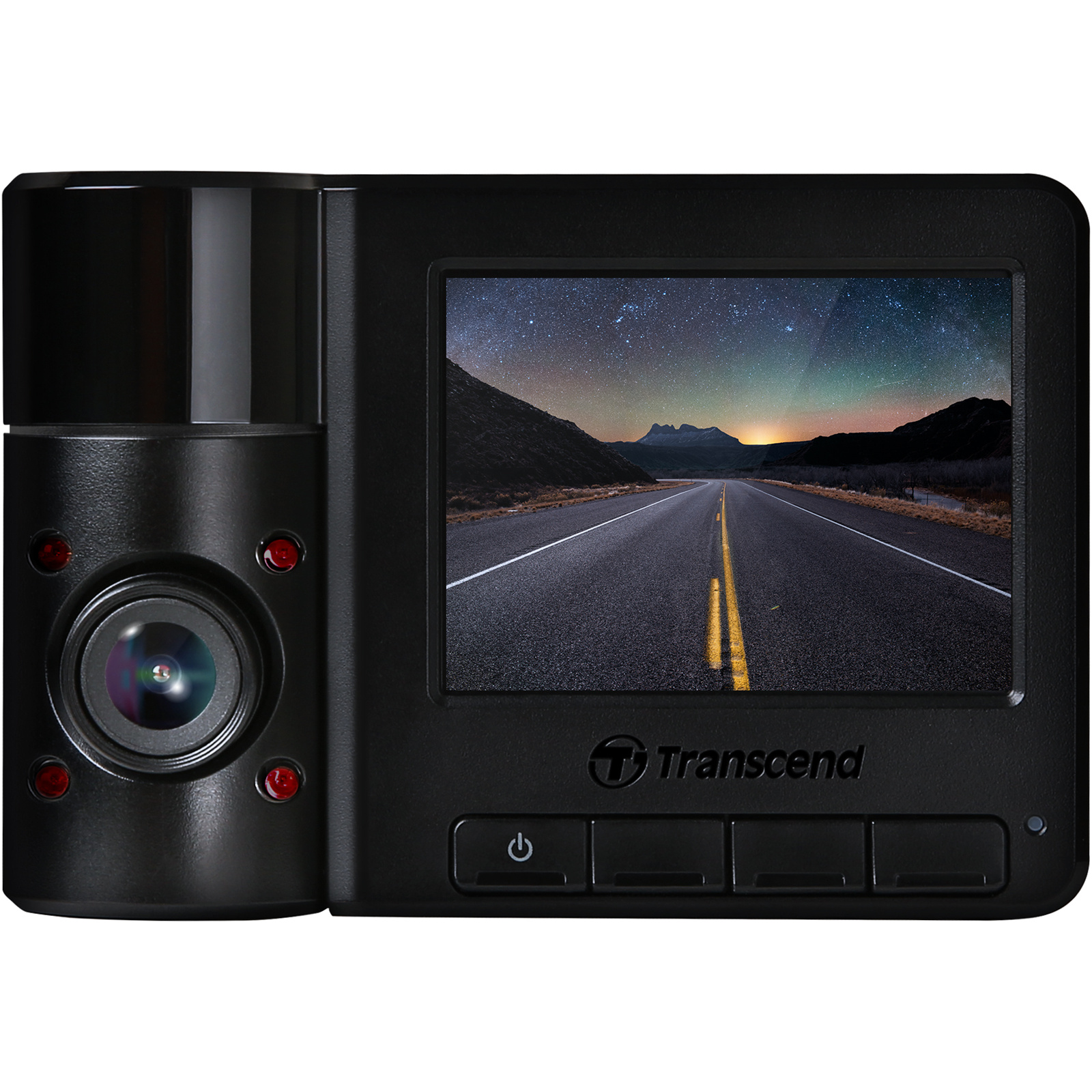 Buy the Transcend DrivePro 550 Dash Cam with Dual Lens - Built-In