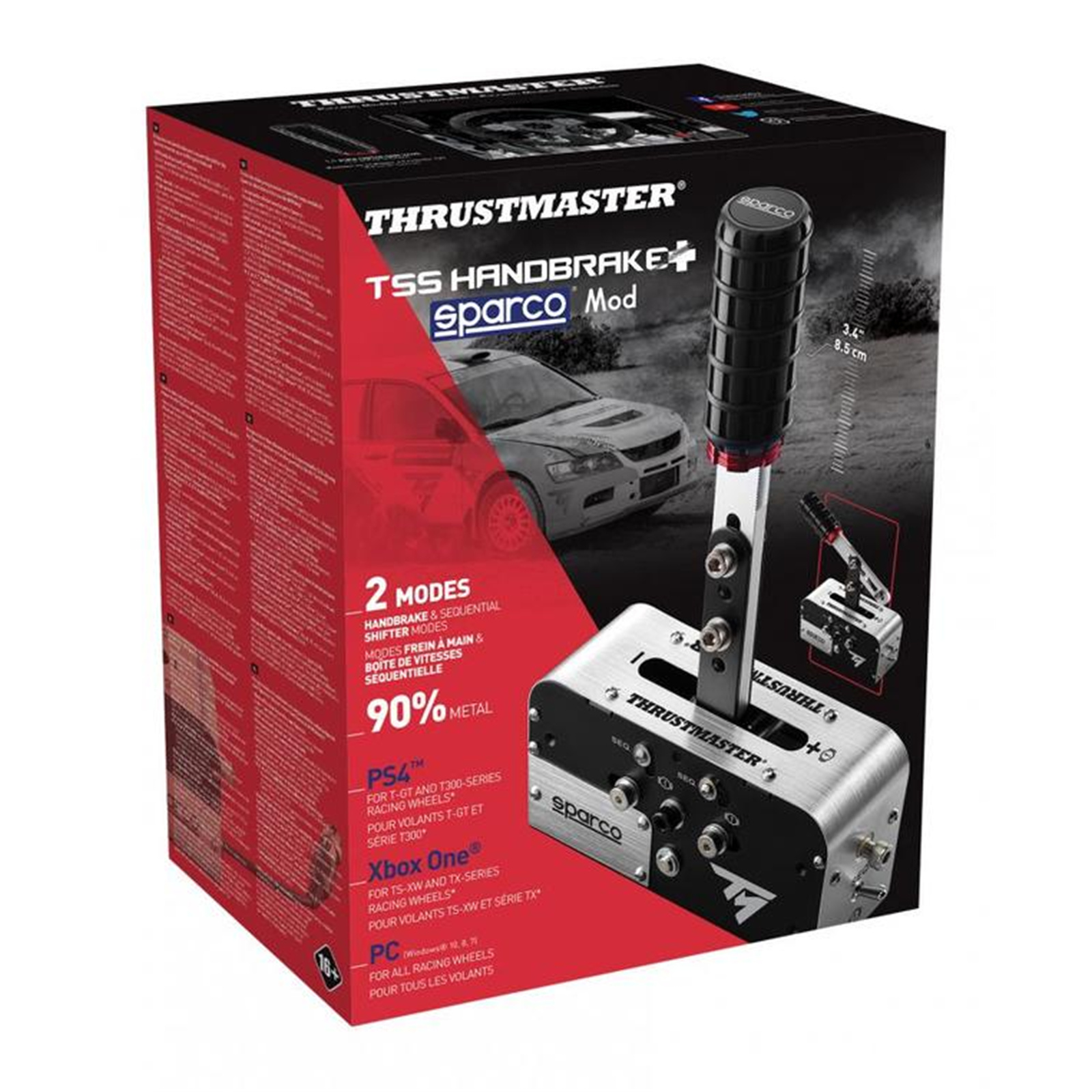 Buy the Thrustmaster 4060107 TSS HANDBRAKE SPARCO MOD+ - PS4/XB1