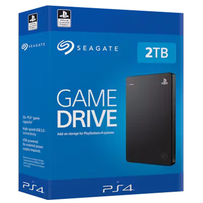 Buy the Seagate Gaming 2TB Game Drive for PS4 High-speed USB 3.0 - Plugs... STGD2000200 ) online - PBTech.com/pacific