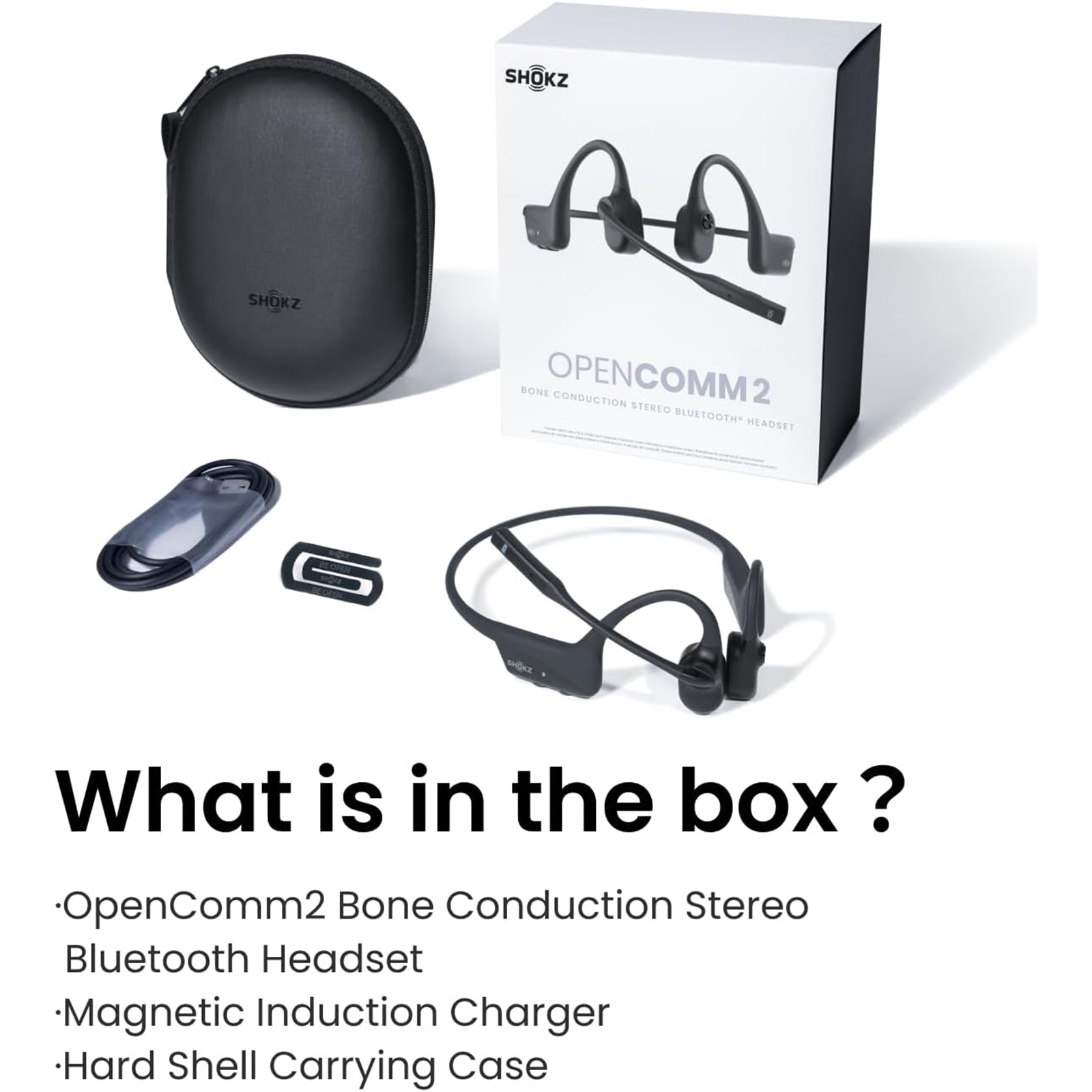 Buy the Shokz OpenComm2 (2nd Gen) Wireless Open-Ear Bone