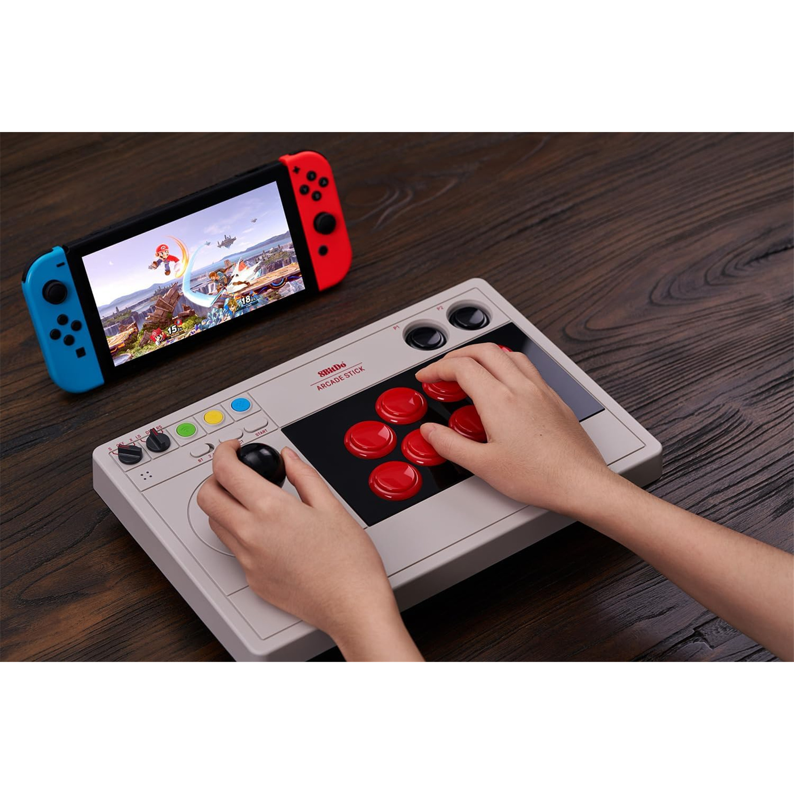 Buy the 8Bitdo Arcade Stick for Nintendo Switch & PC Bluetooth