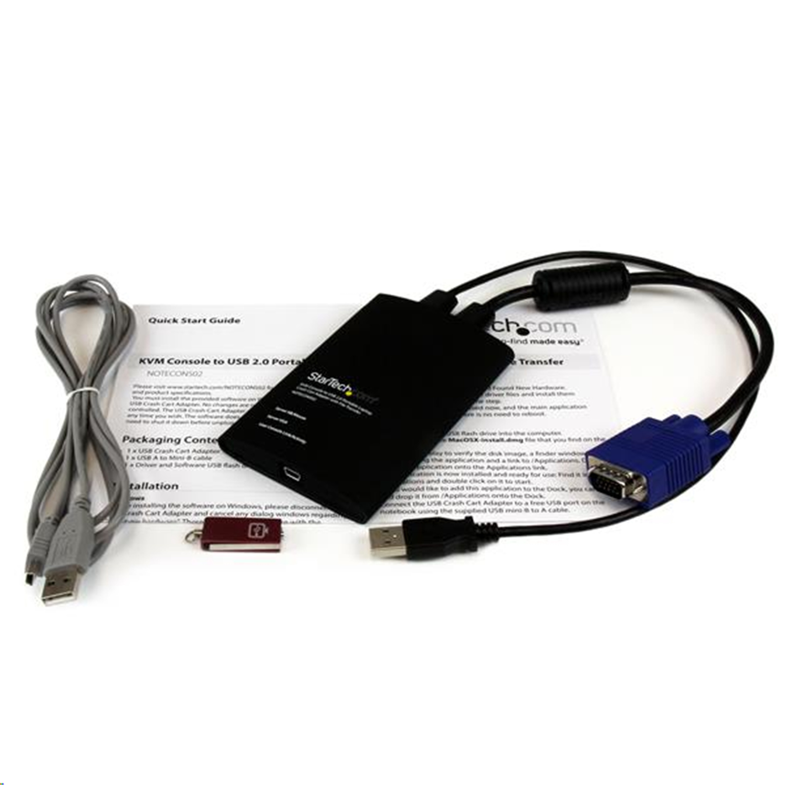 Buy the StarTech.com NOTECONS02 KVM Portable Crash Cart w/ File