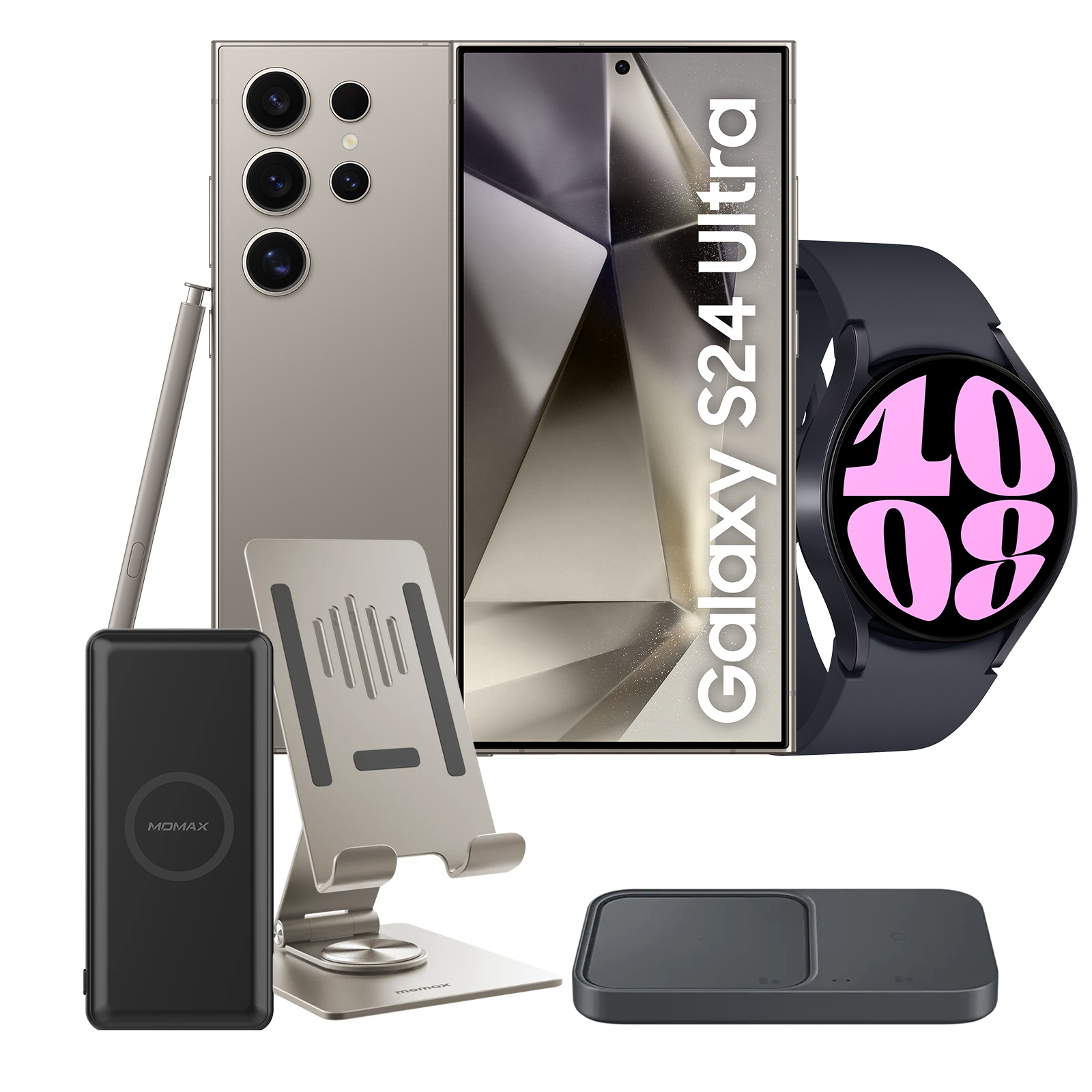 Buy the Samsung Galaxy S24 Ultra 5G Dual SIM Smartphone 12GB+512GB -  Titanium ( SM-S928BZTQXNZ 0 3B ) online - /pacific