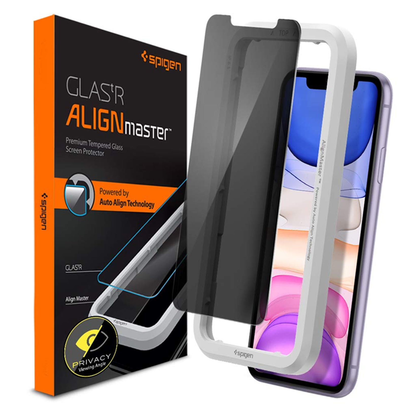 Buy the Spigen iPhone 15 Pro (6.1) Premium Tempered Glass Screen