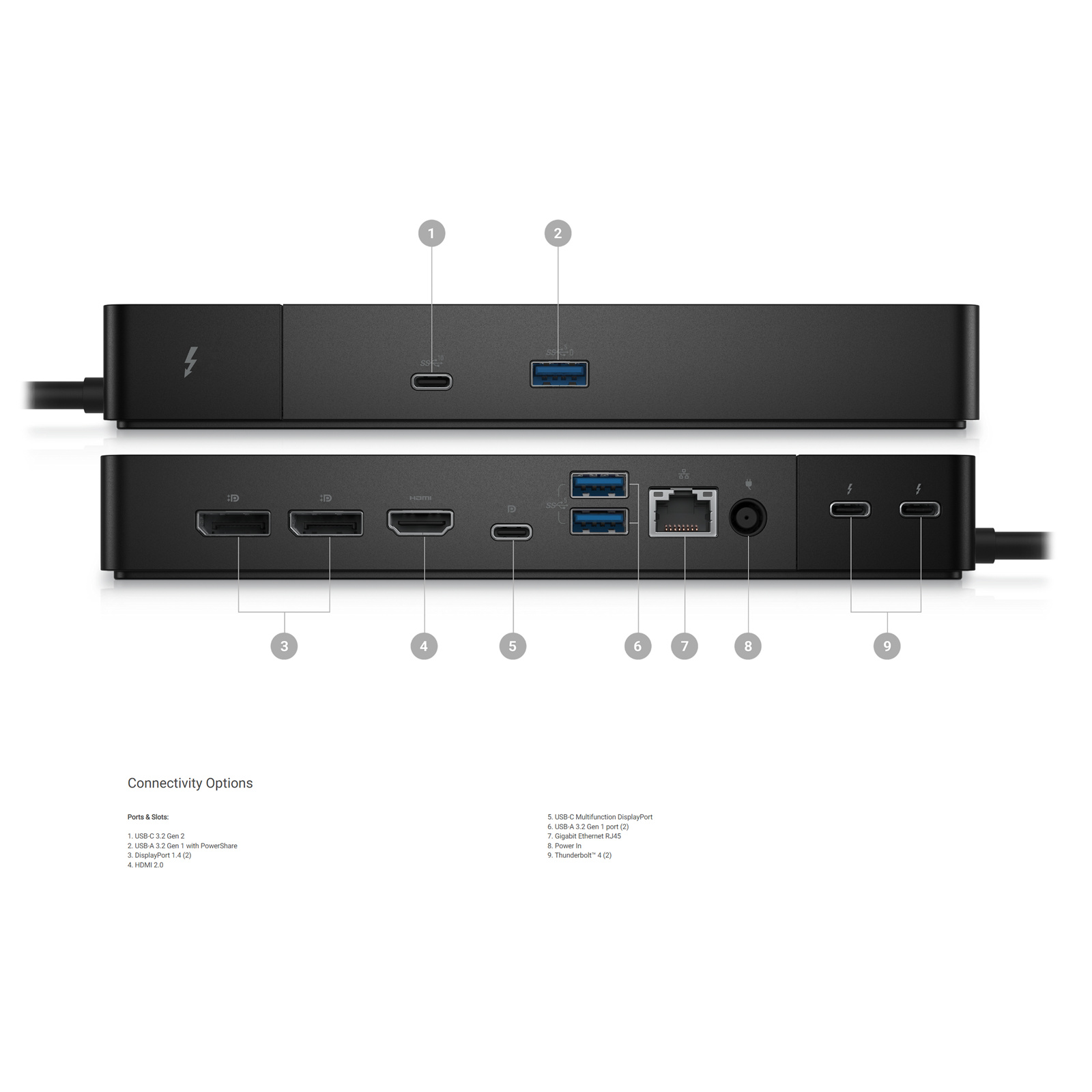 Buy the Dell WD22TB4 Thunderbolt 4 Quad 4K Docking Station with