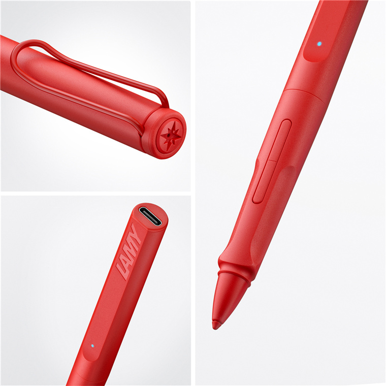Buy the Lamy Safari Note+ Stylus Pen Red (4A2) ( 4038658 ) online