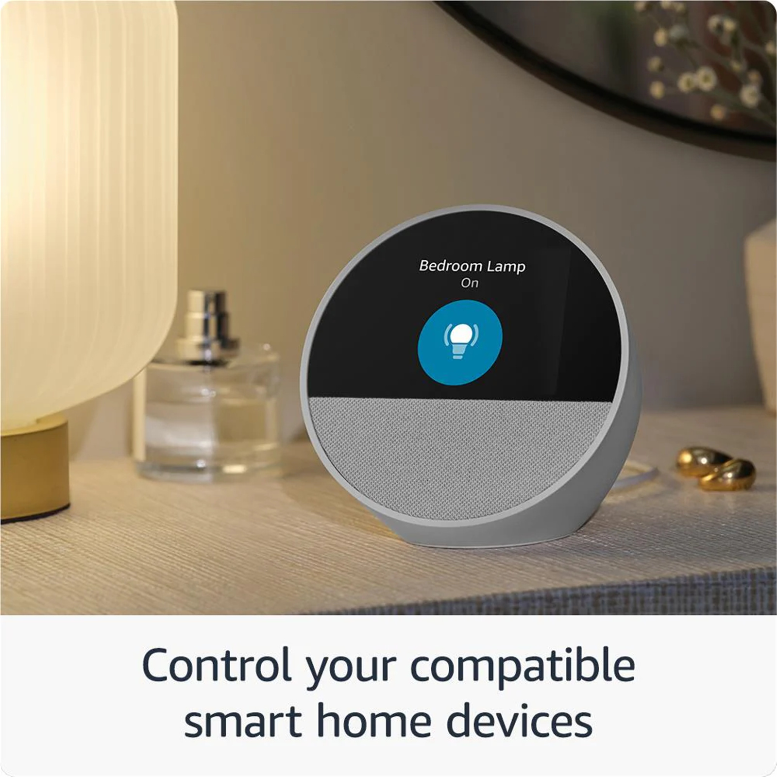 Buy the Amazon Echo Spot (2024) Smart Alarm Clock Speaker with