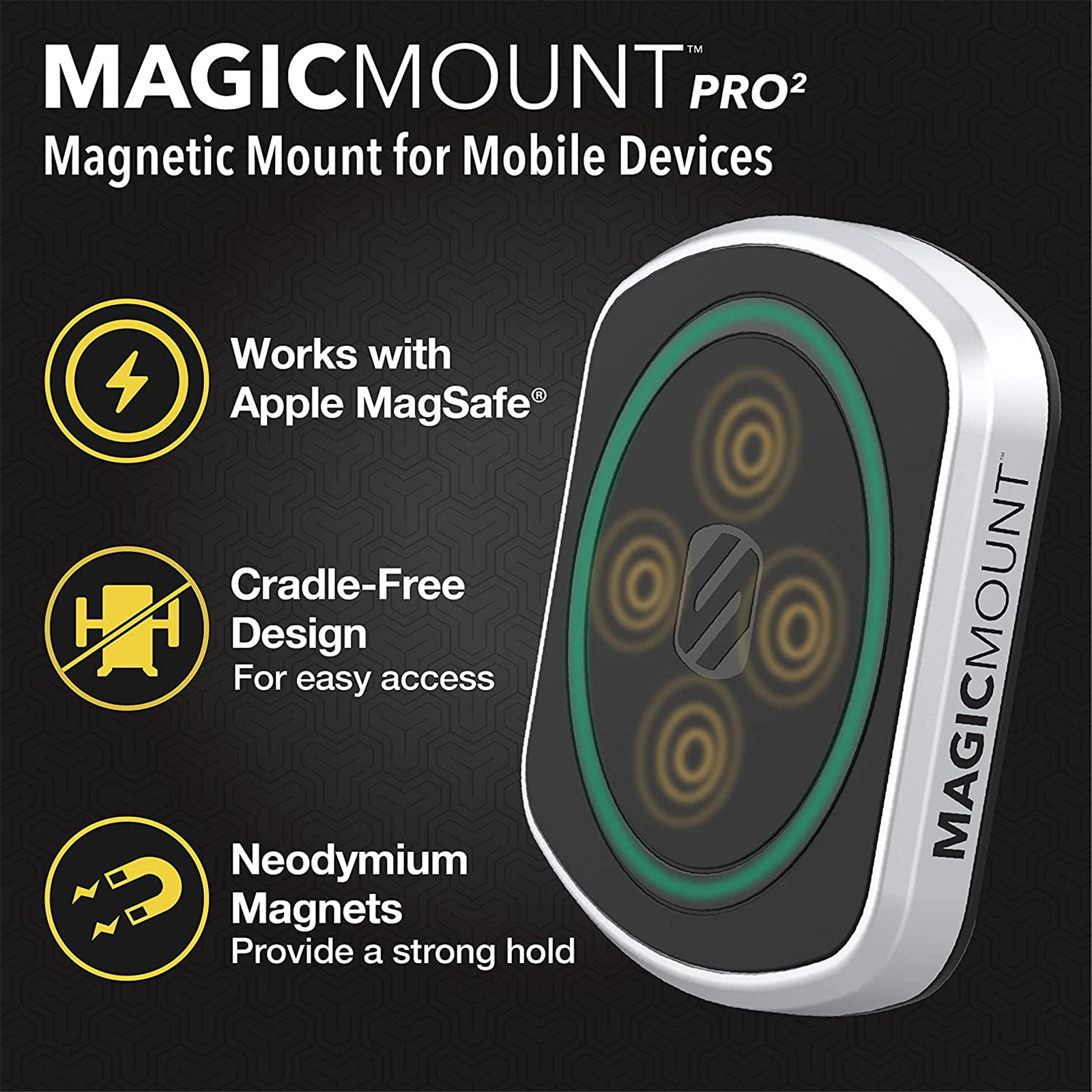 Suction Cup Phone Mount - MagicMount™ Dash/Window