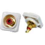 AMDEX FP-RCASC-RE Red RCA to Solder Connector   Gold Plated