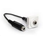AMDEX FP-ST120 3.5mm Stereo Audio Insert     120mm tail