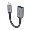 Bonelk Long-Life USB-C to USB-A Adapter (15cm) (Space Grey) Bonelk Long-Life USB-C to USB-A Adapter (15cm) (Space Grey)
