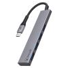 Bonelk Long-Life USB-C to 4 Port USB 3.0 Slim Hub - Space Grey Bonelk Long-Life USB-C to 4 Port USB 3.0 Slim Hub - Space Grey