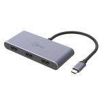 Cruxtec CT3H-8K-SG USB-C to 3x HDMI Adaptor -  Supports Resolution up to 4K/60Hz in Triple Port