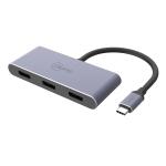 Cruxtec CT3D-8K-SG USB-C to 3x Displayport 1.4 Adaptor
