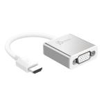 J5create HDMI to VGA Display Adapter with Audio, Easily Transform HDMI Device into a VGA connection With Audio, Reserved Micro USB B Type Power Input Port