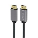 mbeat Tough Link MB-XCB-DP18 DisplayPort 1.4 DisplayPort Cable - 1.8m - Space Grey