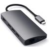 SATECHI Aluminium Space Gray USB-C Multiport Adaptor, 4K HDMI 60Hnz, Ethernet V2 SATECHI Aluminium Space Gray USB-C Multiport Adaptor, 4K HDMI 60Hnz, Ethernet V2