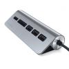 SATECHI Aluminium USB-C Aluminum USB 3.0 Hub & Micro/SD Card Reader (Space Grey) SATECHI Aluminium USB-C Aluminum USB 3.0 Hub & Micro/SD Card Reader (Space Grey)