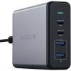 SATECHI USB-C Charger 108W Multiport Travel Charger (Space Grey) Support Macbook, Macbook Pro and most Tablets SATECHI USB-C Charger 108W Multiport Travel Charger (Space Grey) Support Macbook, Macbook Pro and most Tablets