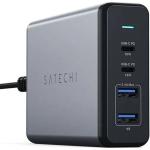 SATECHI USB-C Charger 108W Multiport Travel Charger (Space Grey) Support Macbook ,Macbook Pro and most Tablets