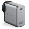 SATECHI 100W Single Port PD GaN USB-C Wall Charger - Silver Charger for Macbook / iPad Pro / Windows Laptop SATECHI 100W Single Port PD GaN USB-C Wall Charger - Silver Charger for Macbook / iPad Pro / Windows Laptop
