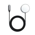 SATECHI USB-C Magnetic Wireless Charging Cable for iPhone 12,13,14,15,16 Series (Requires USB-C Power adapter (sold separately)