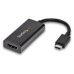 StarTech.com CDP2HD4K60H USB-C to HDMI Adapter - 4K 60Hz Video, HDR10 - USB-C to HDMI 2.0b Adapter Dongle - USB Type-C DP Alt Mode to HDMI Monitor/Display/TV - USB C to HDMI Converter