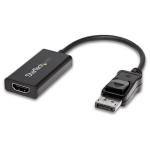 StarTech.com DP2HD4K60H DisplayPort to HDMI Adapter - 4K 60Hz HDR10 Active DisplayPort 1.4 to HDMI 2.0b Video Converter - 4K DP to HDMI Adapter Dongle for Monitor/Display/TV - Latching DP Connector