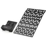 StarTech.com MDBOXMNT Universal TV mount Adjustable Cradle, 13.4"x8.8" grid of mounting holes for universal mounting Media Players/Router/Modem/AV Switches & Extenders/Apple TV - Hidden Cable Box Mount Behind TV