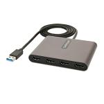 StarTech.com USB32HD4 USB 3.0 to 4x HDMI Adapter - External Video & Graphics Card - USB-A to Quad HDMI Display Adapter Dongle - 1080p 60Hz - Multi Monitor USB A to HDMI Converter - Windows Only