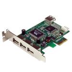 StarTech.com PEXUSB4DP 4 Port LP PCI Express USB Card