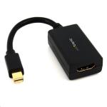 StarTech MDP2HDMI Mini DisplayPort to HDMI Adapter - mDP to HDMI Video Converter - 1080p - Mini DP or Thunderbolt 1/2 Mac/PC to HDMI Monitor/Display/TV - Passive mDP 1.2 to HDMI Adapter Dongle