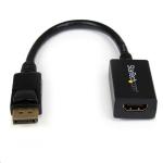 StarTech DisplayPort to HDMI Adapter - DP 1.2 to HDMI Video Converter 1080p - DP to HDMI  Monitor/TV/Display Cable Adapter Dongle - Passive DP to HDMI Adapter - Latching DP Connector