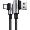 UGREEN 3A - USB 2.0 USB-C to USB-A Cable - 50cm - Angled 90 Degree Angle - Data Transfer UGREEN 3A - USB 2.0 USB-C to USB-A Cable - 50cm - Angled 90 Degree Angle - Data Transfer