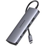 UGREEN UG-80133 USB-C Hub Expansion USB-C to 3 USB 3.0 A + HDMI + VGA + RJ45 Gigabit + SD/TF + AUX3.5mm + PD Converter