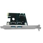 Unitek Y-7301 PCI-E USB 3.0, 2x Port Card  Supplied with Low Profile&StandardHeightBrackets.Max.900mA per port.
