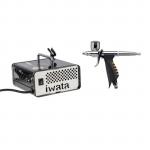 Iwata CAKE.KIT6  AIR BRUSH KIT CAKE HOME HP.TRN2 + IS35 COMPRESSOR