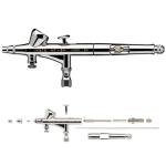 Iwata HP.BH Gravity Airbrush Hi-Line Micro Control 0.2mm H2100