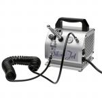 Iwata Air Brush Compressor Silver Jet + Filter