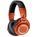 Audio-Technica ATHM50XBT2MO Orange Bluetooth Premium Studio Wireless Over-Ear Headphones